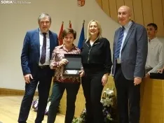 Una imagen del acto hoy en la sede de la Delegación Territorial de la Junta en Soria. /PC