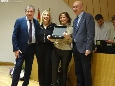 Una imagen del acto hoy en la sede de la Delegación Territorial de la Junta en Soria. /PC