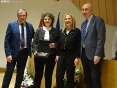 Una imagen del acto hoy en la sede de la Delegación Territorial de la Junta en Soria. /PC