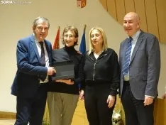 Una imagen del acto hoy en la sede de la Delegación Territorial de la Junta en Soria. /PC
