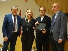 Una imagen del acto hoy en la sede de la Delegación Territorial de la Junta en Soria. /PC