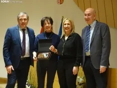 Una imagen del acto hoy en la sede de la Delegación Territorial de la Junta en Soria. /PC