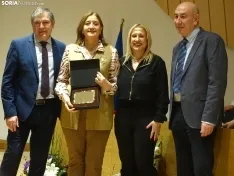 Una imagen del acto hoy en la sede de la Delegación Territorial de la Junta en Soria. /PC