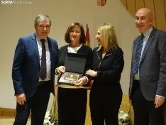 Una imagen del acto hoy en la sede de la Delegación Territorial de la Junta en Soria. /PC