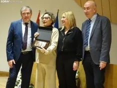 Una imagen del acto hoy en la sede de la Delegación Territorial de la Junta en Soria. /PC
