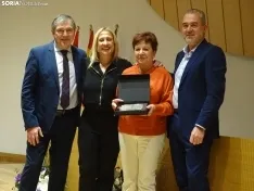 Una imagen del acto hoy en la sede de la Delegación Territorial de la Junta en Soria. /PC