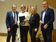 Una imagen del acto hoy en la sede de la Delegación Territorial de la Junta en Soria. /PC