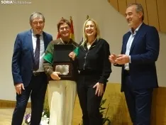 Una imagen del acto hoy en la sede de la Delegación Territorial de la Junta en Soria. /PC