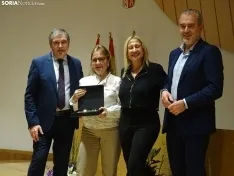 Una imagen del acto hoy en la sede de la Delegación Territorial de la Junta en Soria. /PC