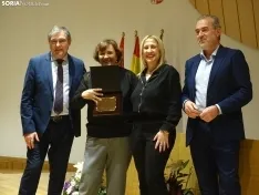 Una imagen del acto hoy en la sede de la Delegación Territorial de la Junta en Soria. /PC