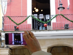 Imagen de uno de los conciertos durante este mediodía de viernes. /PC