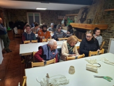 Una imagen del taller celebrado en la localidad de Tierras Altas. 