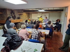 Una imagen del taller celebrado en la localidad de Tierras Altas. 