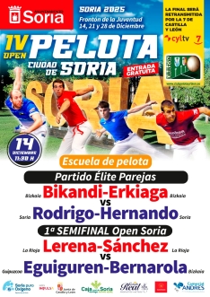 Foto 4 - El XVI Torneo de Navidad y el IV Open Ciudad de Soria de pelota arrancan este fin de semana