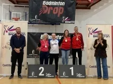 Foto 3 - El b&aacute;dminton soriano cierra el a&ntilde;o con cuatro medallas en el M&aacute;ster Nacional de Toledo