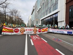 Foto 3 - ASAJA Soria lleva la protesta a Bruselas: "Es una situaci&oacute;n l&iacute;mite"