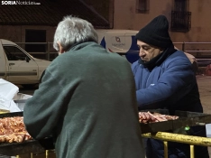 Luminaria por Santa Bárbara en Golmayo. /Santos Gómez