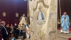 Foto 10 - La imagen de la Virgen del Coro regresa al convento de las Concepcionistas en &Aacute;greda