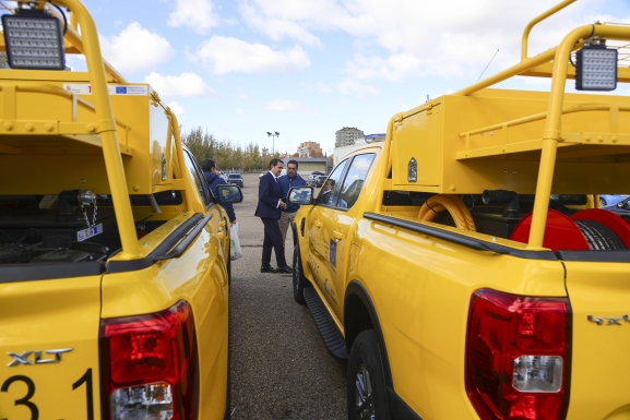 Soria incorpora dos nuevos vehículos 4x4 al operativo de incendios