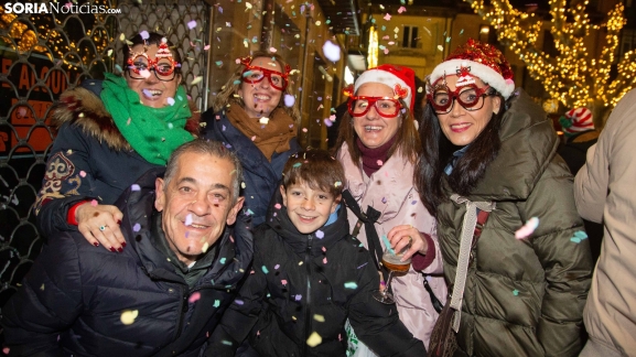 Fotos: Miles de sorianos brindan durante la Champanada de Nochebuena por un fin de año repleto de felicidad