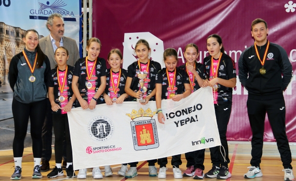 La cantera del Sporting Santo Domingo participa en Valladolid en la Copa de España