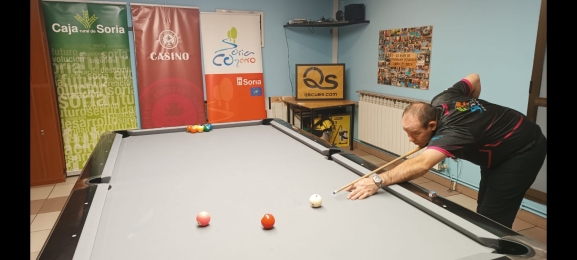 Mihalache gana el Torneo de Navidad de Billar en el Casino de Soria