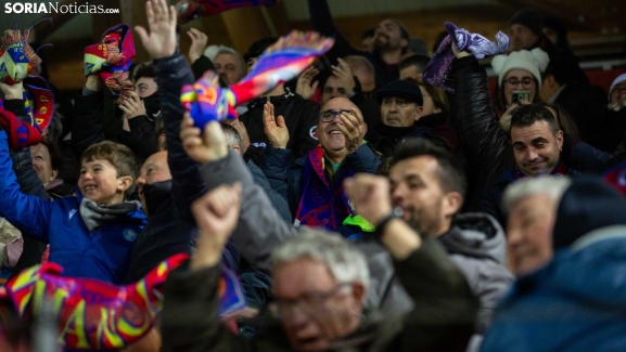 Fotos: Los Pajaritos vive una noche mágica de Copa del Rey con uno de los mejores Numancia de la temporada