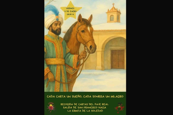 El Paje Real llega a la Ermita de la Soledad este viernes 2 de enero