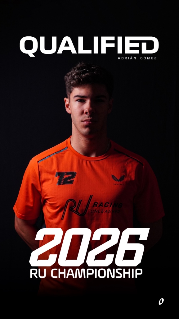 Adrián Gómez se clasifica para el Mundial de Simracing 2026