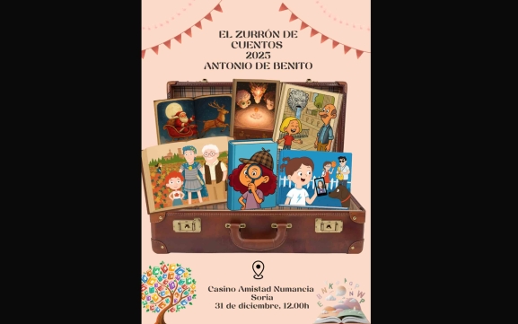 Antonio de Benito presenta Un zurrón de cuentos en Soria