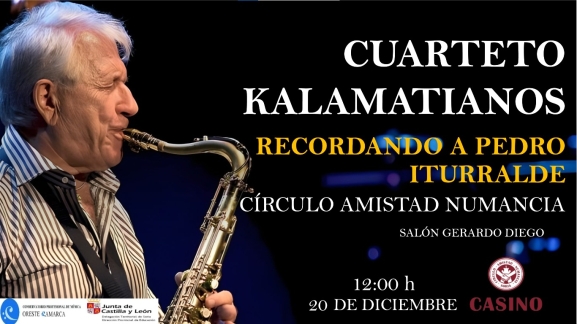 Cuarteto Kalamatianos homenajea a Pedro Iturralde en Soria