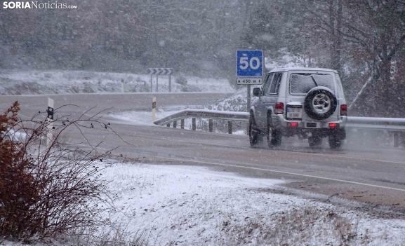 Estado de las carreteras: llueve en casi toda la provincia, pero atención a estos tramos con hielo o nieve