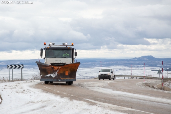 Estado de las carreteras: ocho tramos afectados por la nieve