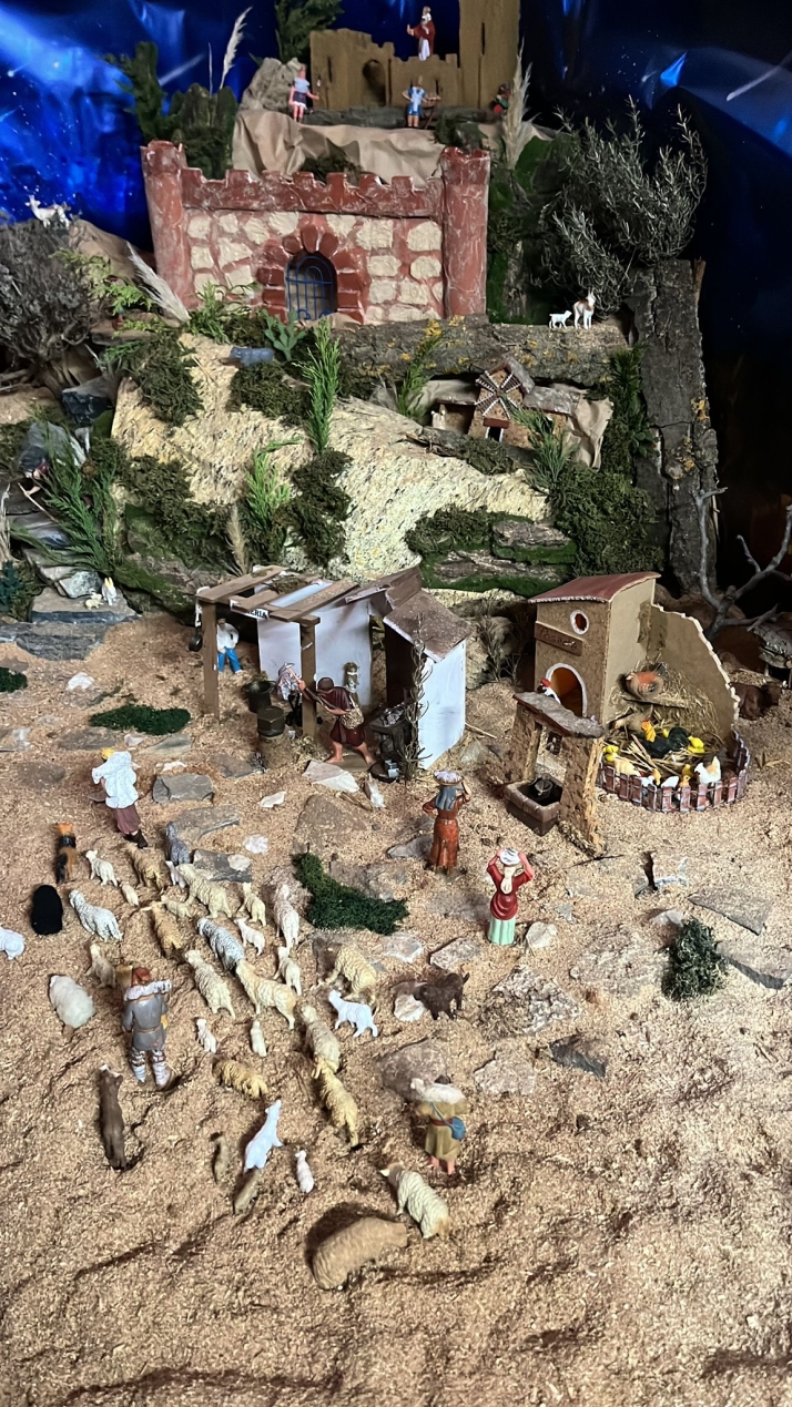 Una imagen de la jornada de belenes en Ágreda. /Ayto