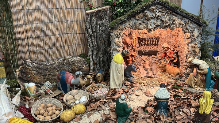 Una imagen de la jornada de belenes en Ágreda. /Ayto