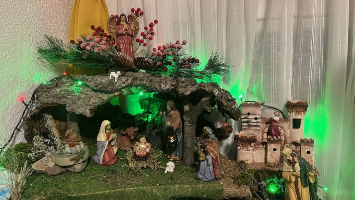 Una imagen de la jornada de belenes en Ágreda. /Ayto