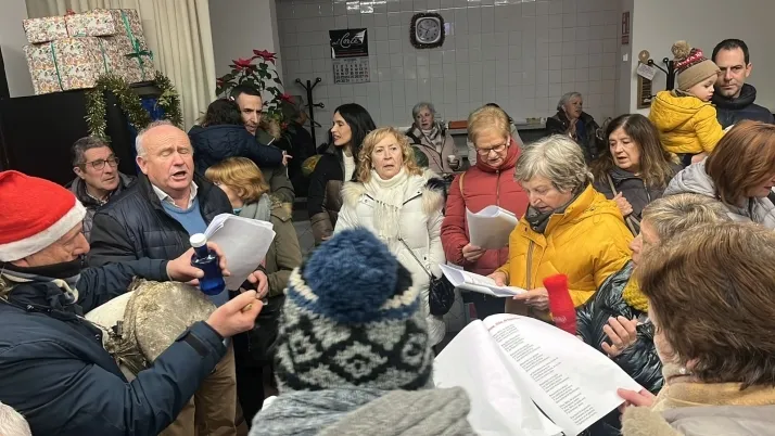 Una imagen de la jornada de belenes en Ágreda. /Ayto