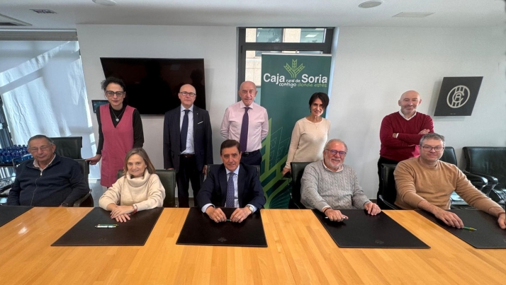 Caja Rural de Soria renueva su apoyo a los cuatro grupos de desarrollo rural que operan en la provincia