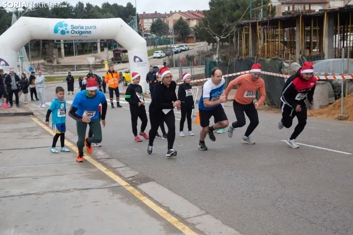 Carrera de Papa Noel en Camaretas 2025
