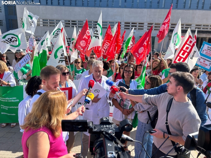 El 27,7 % de los médicos de Soria secunda la huelga contra la reforma del Estatuto Marco