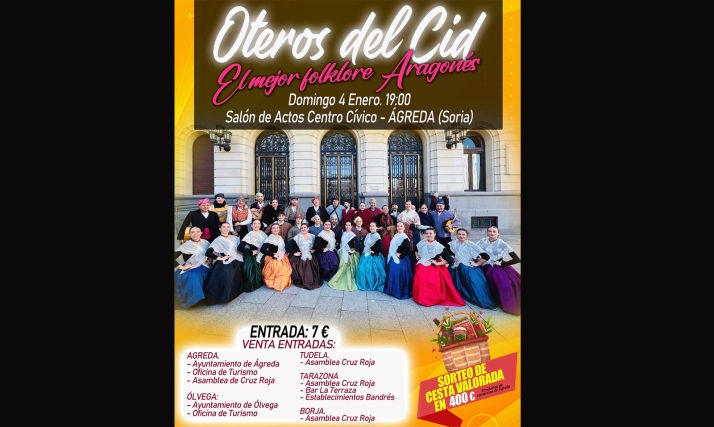Folclore aragonés por una buena causa: un concierto en Ágreda recaudará fondos para Cruz Roja