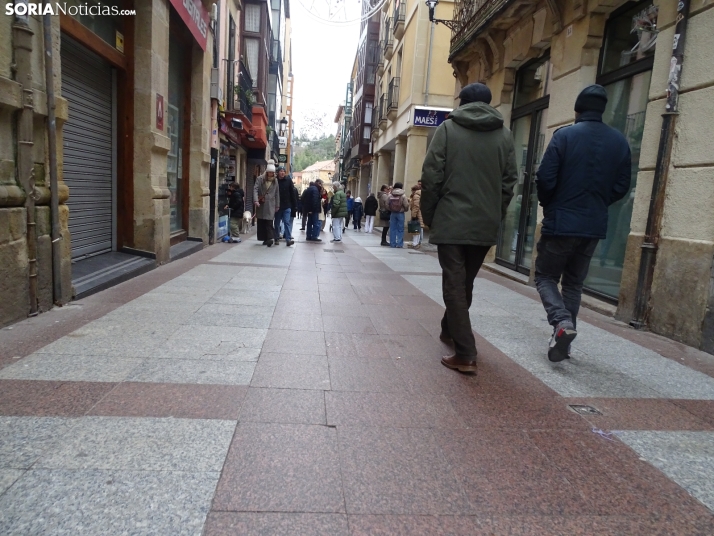 Una imagen del mediodía de Navidad en la capital soriana. /PC