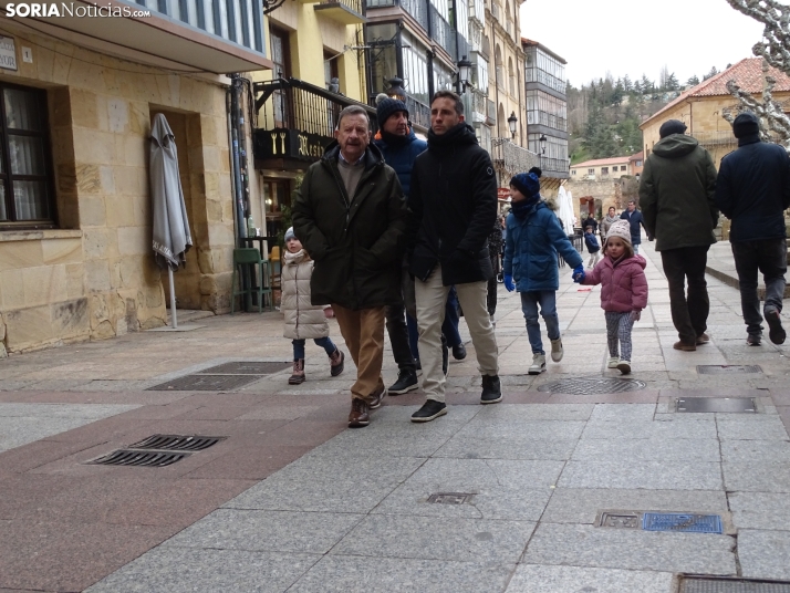 Una imagen del mediodía de Navidad en la capital soriana. /PC