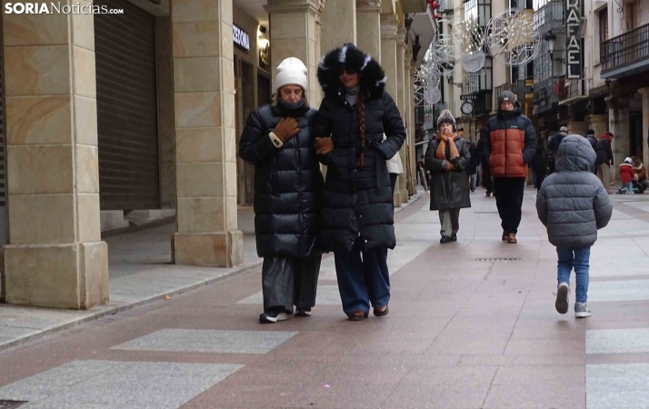 Una imagen del mediodía de Navidad en la capital soriana. /PC
