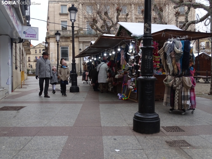 Una imagen del mediodía de Navidad en la capital soriana. /PC