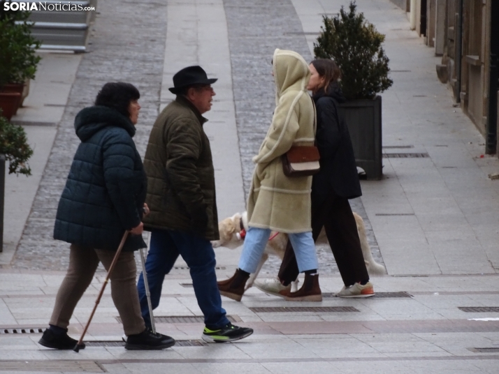 Una imagen del mediodía de Navidad en la capital soriana. /PC