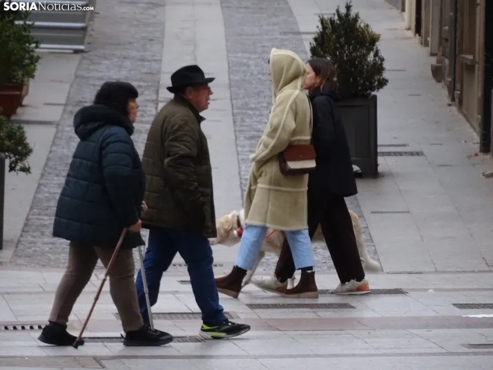 Una imagen del mediodía de Navidad en la capital soriana. /PC