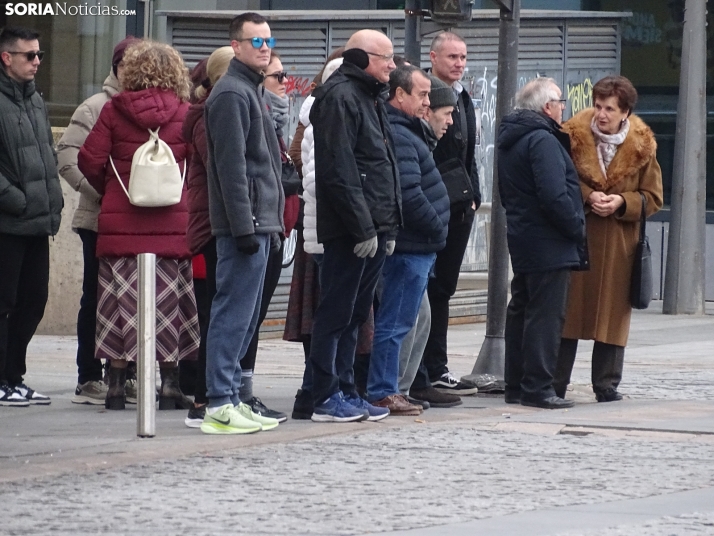 Una imagen del mediodía de Navidad en la capital soriana. /PC