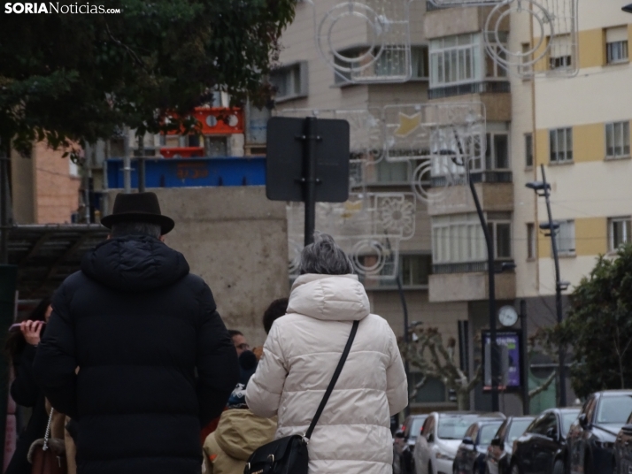 Una imagen del mediodía de Navidad en la capital soriana. /PC