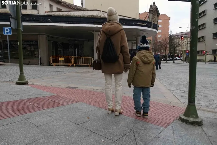 Una imagen del mediodía de Navidad en la capital soriana. /PC